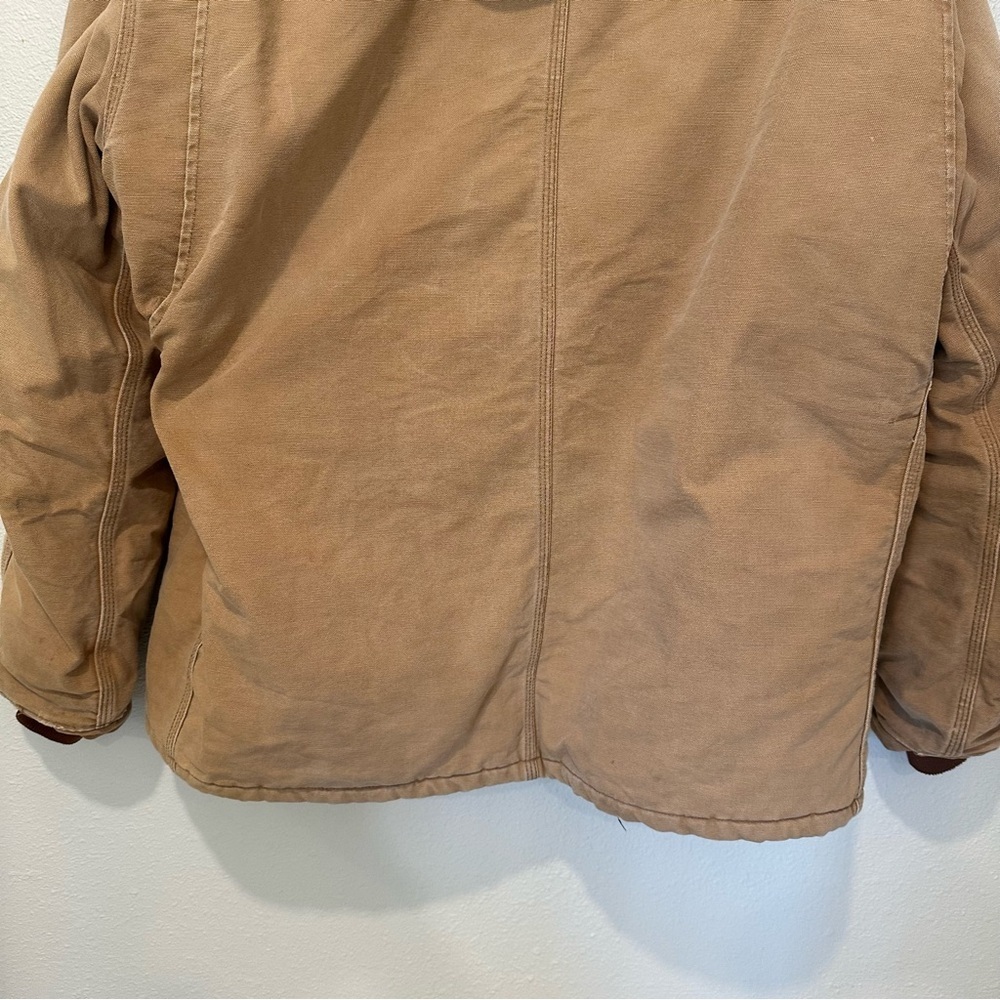 Vintage Carhartt Men's Fur Trimmed Hooded Coat - Picture 12 of 16
